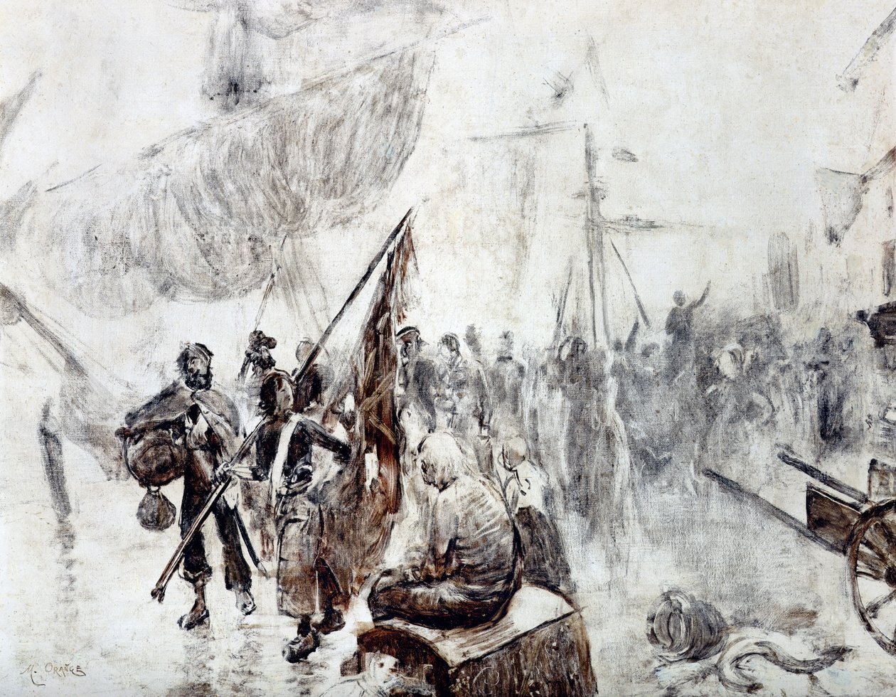 Korsarernes tilbagevenden af Maurice Henri Orange