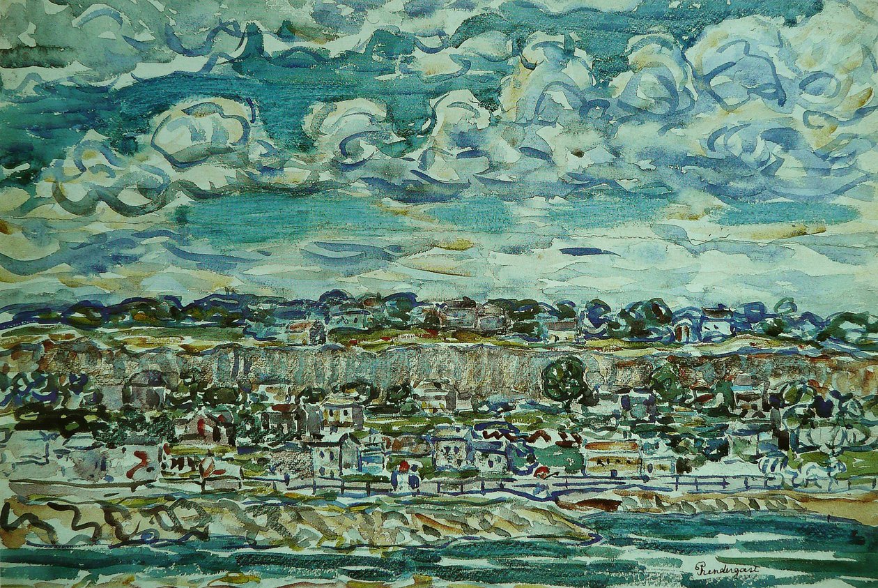 St. Malon fransk: Saint-Malon af Maurice Brazil Prendergast