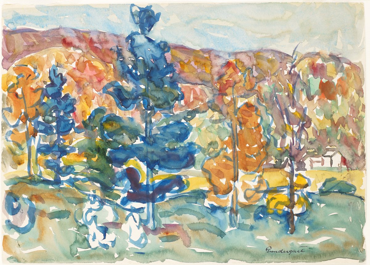 Efterår af Maurice Brazil Prendergast