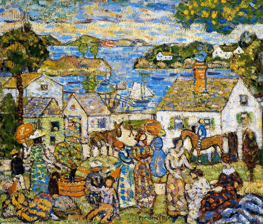 New England havn af Maurice Brazil Prendergast