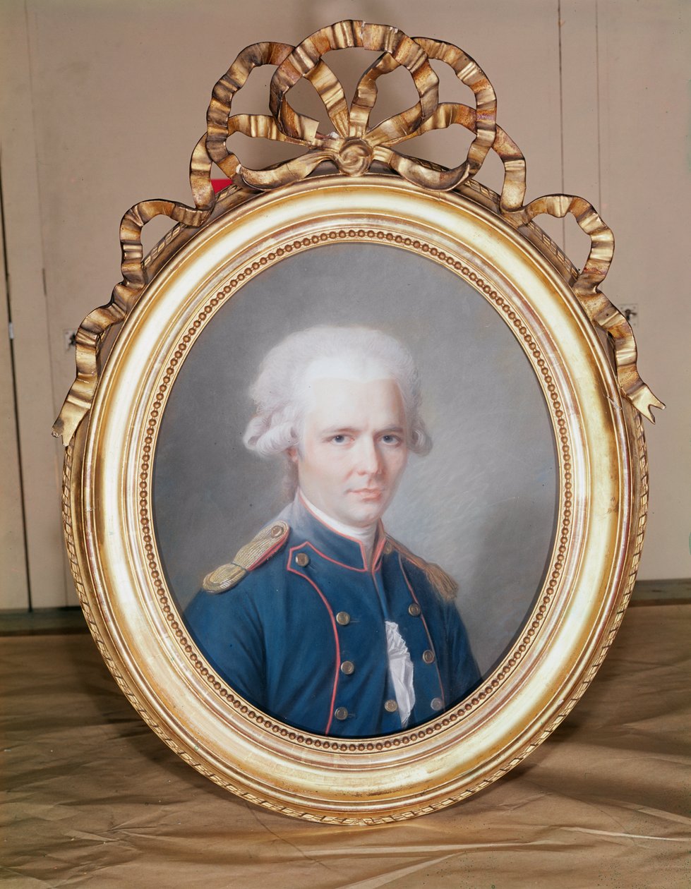 General Pierre Choderlos de Laclos (1741-1803) (pastel på papir) af Maurice Quentin de La Tour