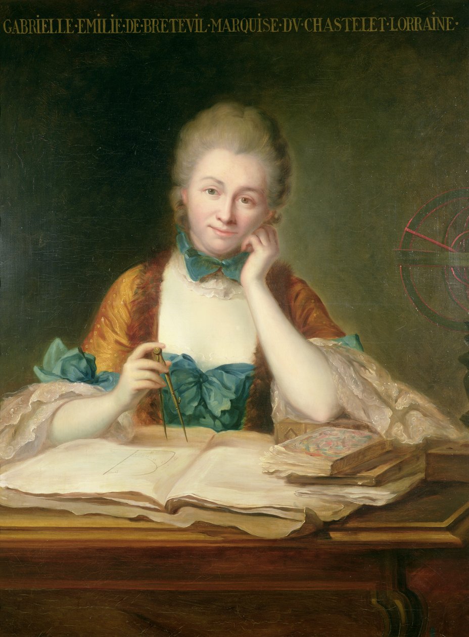 Madame du Chatelet-Lomont af Maurice Quentin de La Tour