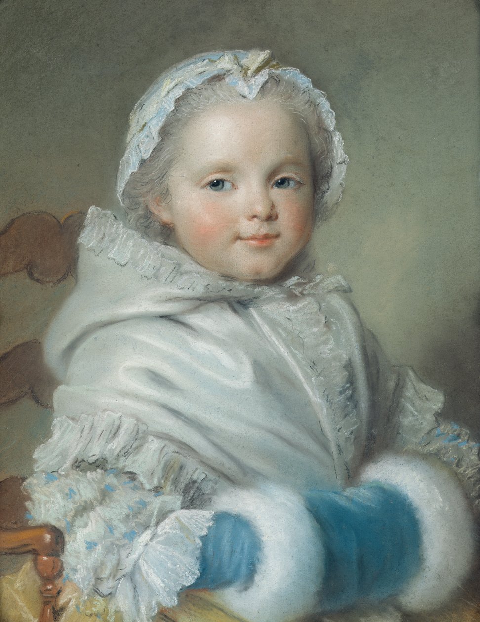 Nicole Ricard (pastel) af Maurice Quentin de La Tour