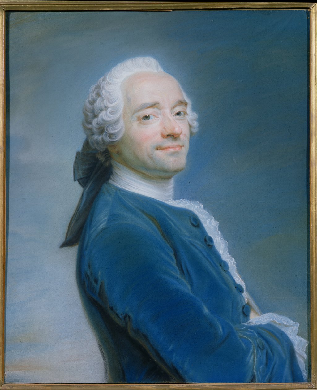 Selvportræt (pastel) af Maurice Quentin de La Tour