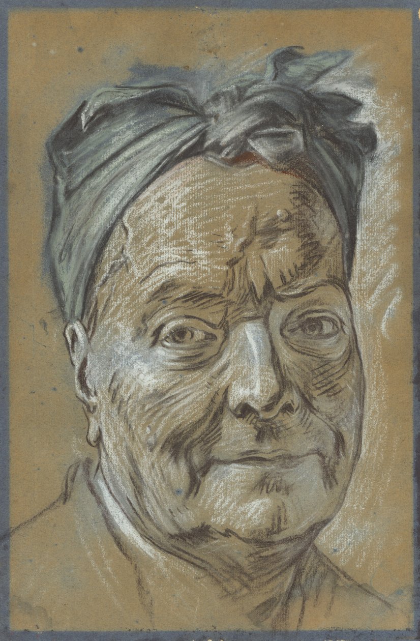 Portræt af Louis de Silvestre af Maurice-Quentin de La Tour