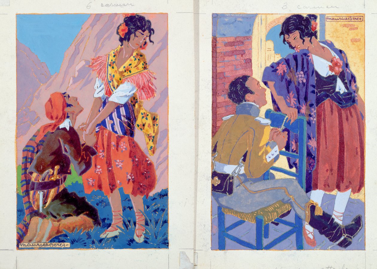 Illustrationer til en udgave af 
