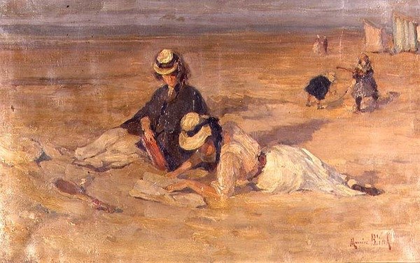 På stranden af Maurice Blieck