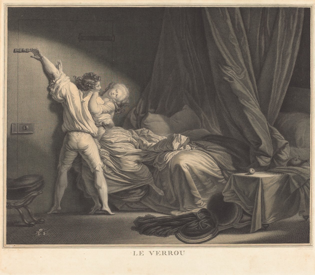 Låsen af Maurice Blot after Jean Honoré Fragonard