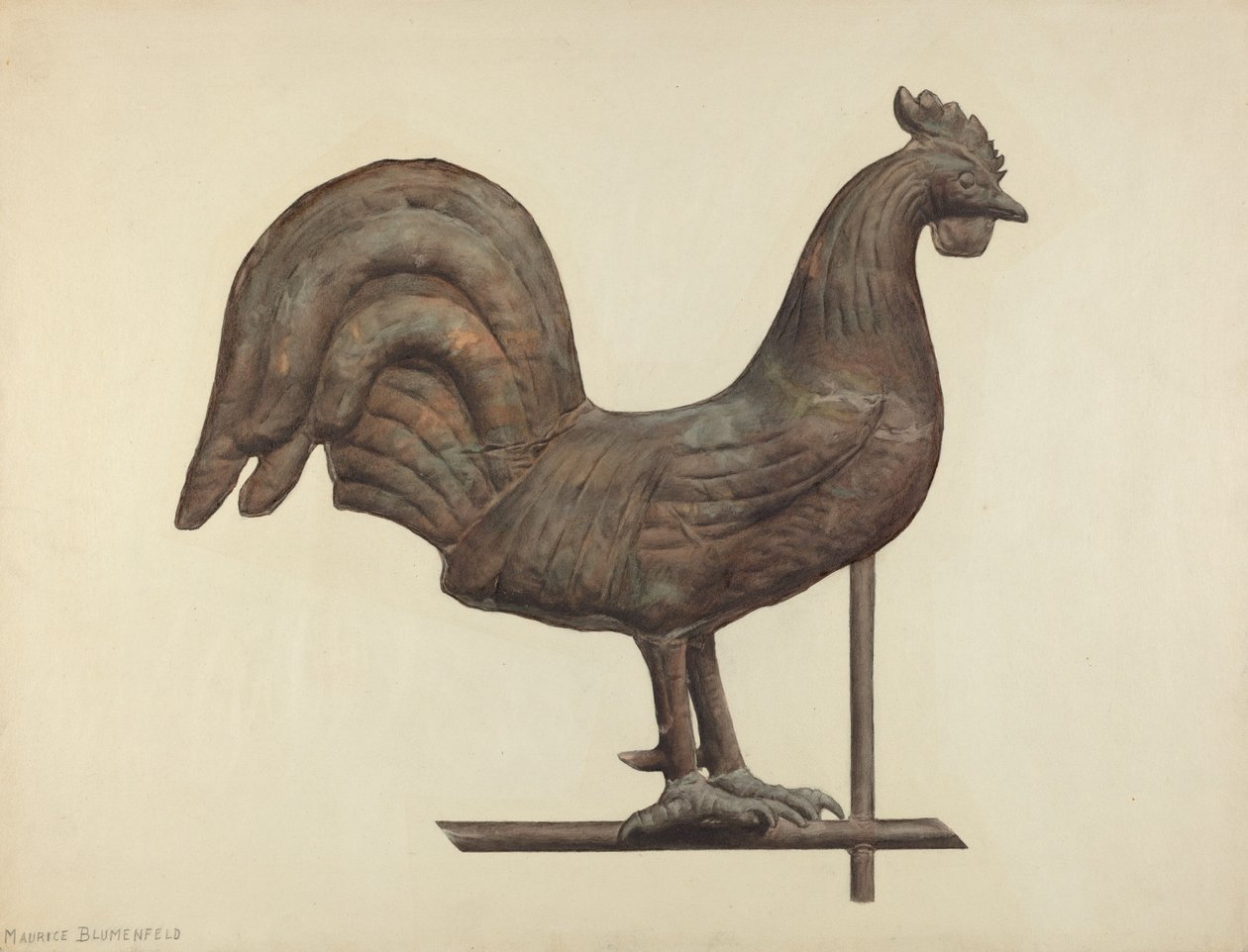Vejrvandsfinal, ca. 1938. af Maurice Blumenfeld