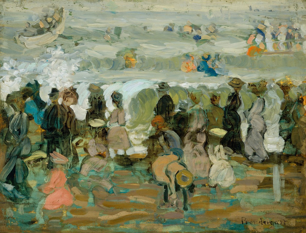 Efter stormen, 1898-1903 af Maurice Brazil Prendergast