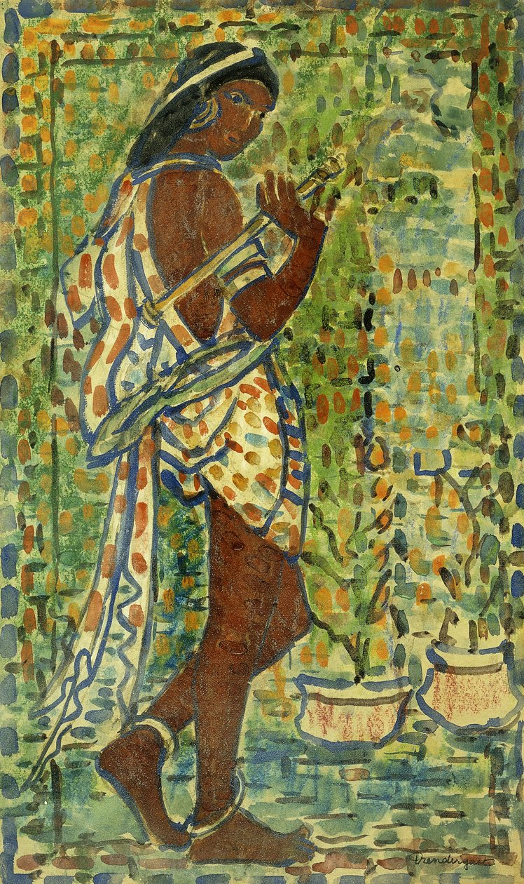 Hindu-danser, ca. 1910-1913 af Maurice Brazil Prendergast