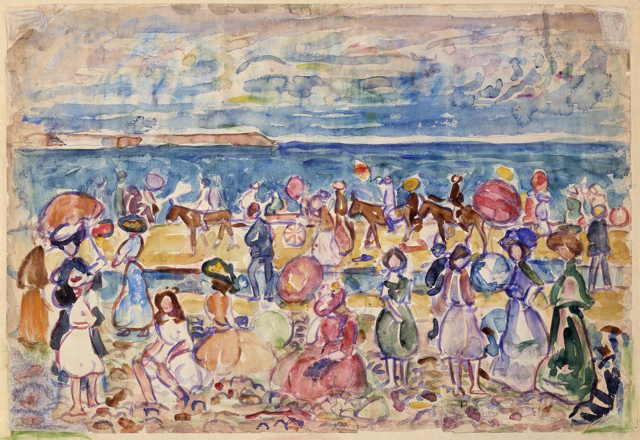 Ferie i New England, ca. 1910-1911. af Maurice Brazil Prendergast