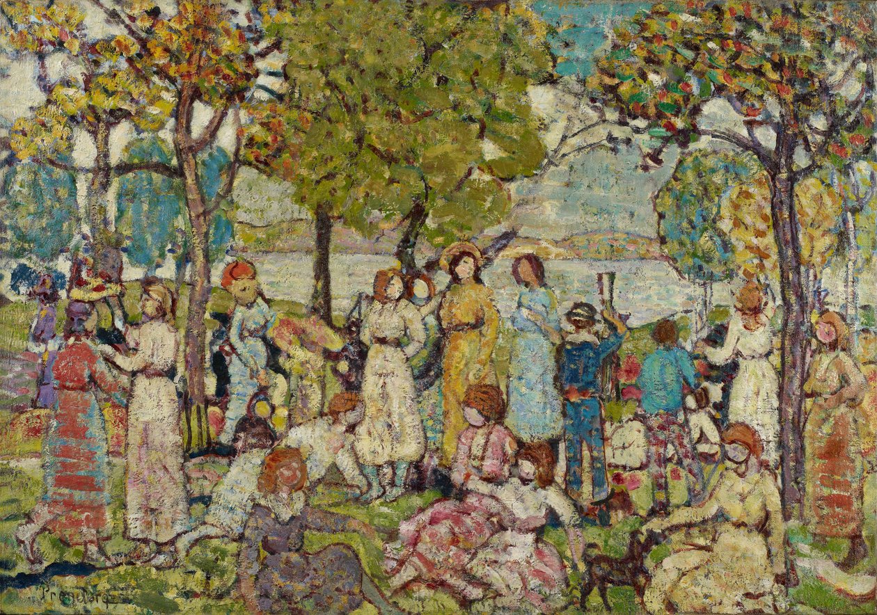 Ferie, ca. 1920 af Maurice Brazil Prendergast