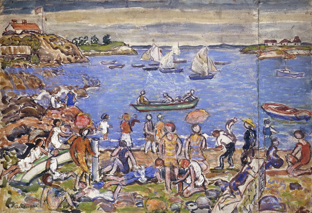 I nærheden af Gloucester, af Maurice Brazil Prendergast