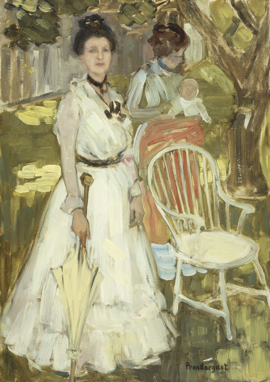 Portræt af fru, af Maurice Brazil Prendergast