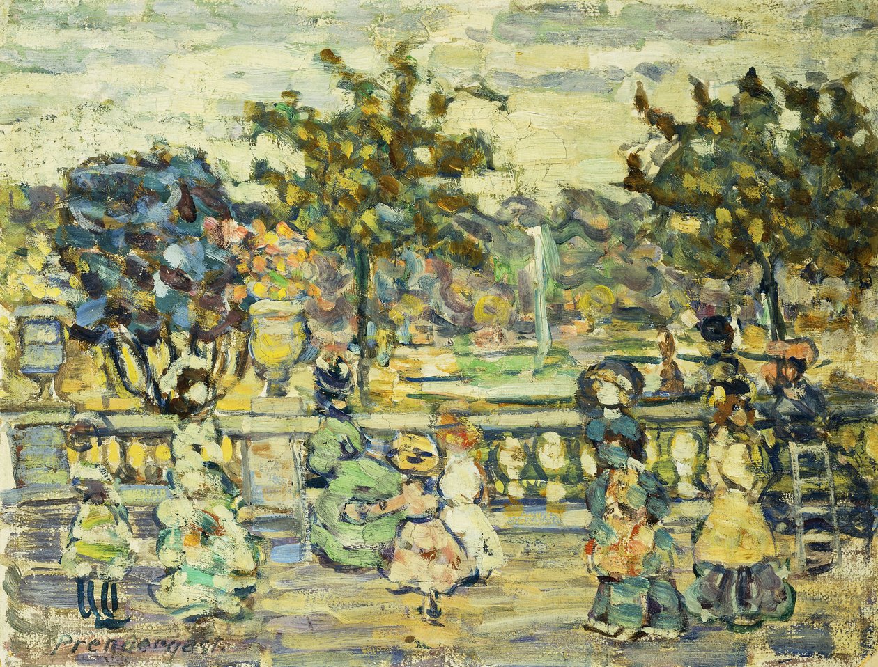 Promenade, af Maurice Brazil Prendergast