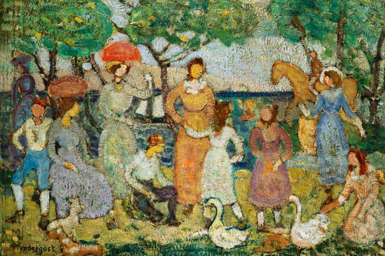 Promenade #2, af Maurice Brazil Prendergast