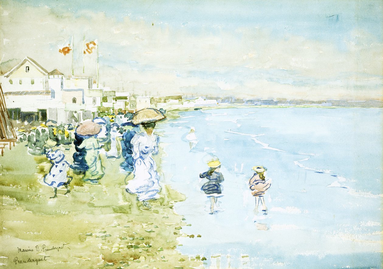 Revere Beach, Boston, af Maurice Brazil Prendergast