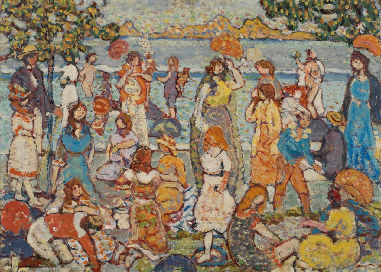 Stranden af Maurice Brazil Prendergast