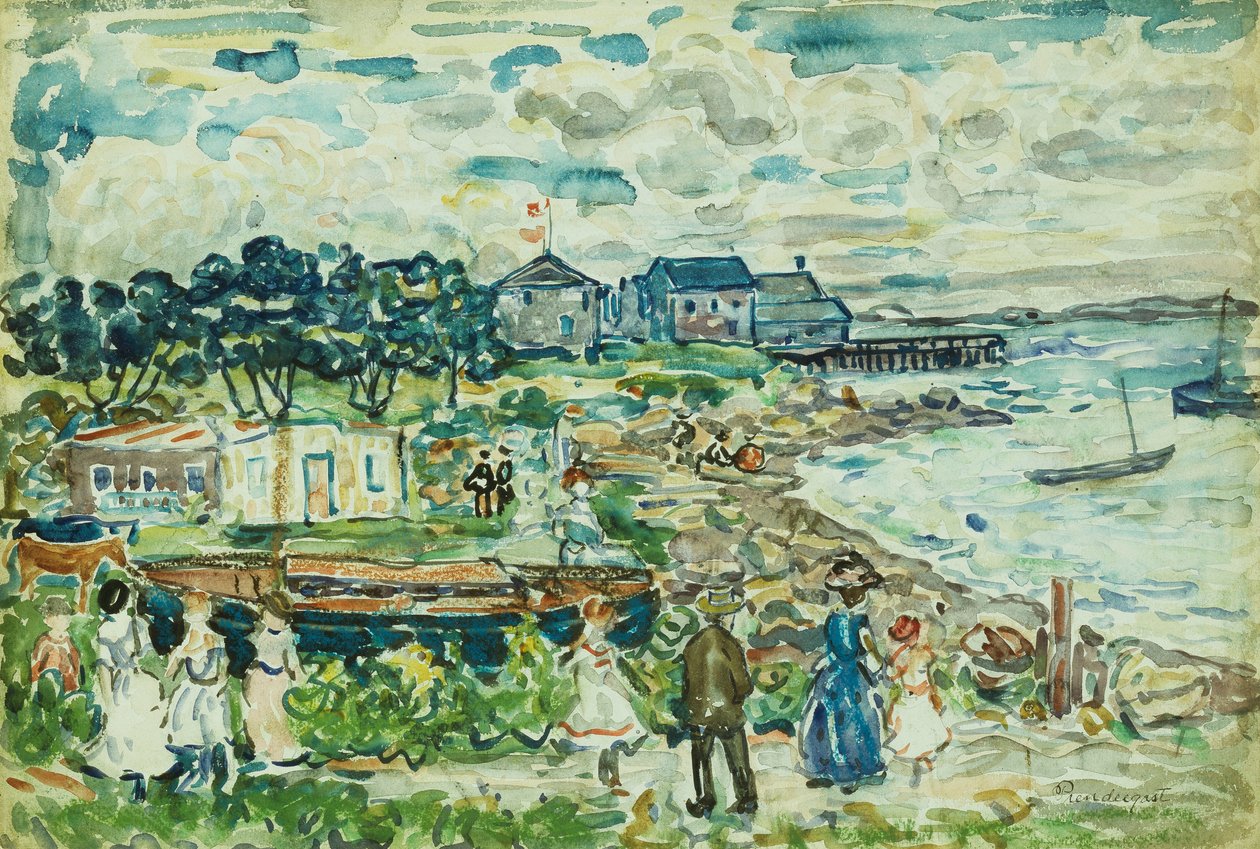 Bugten, af Maurice Brazil Prendergast