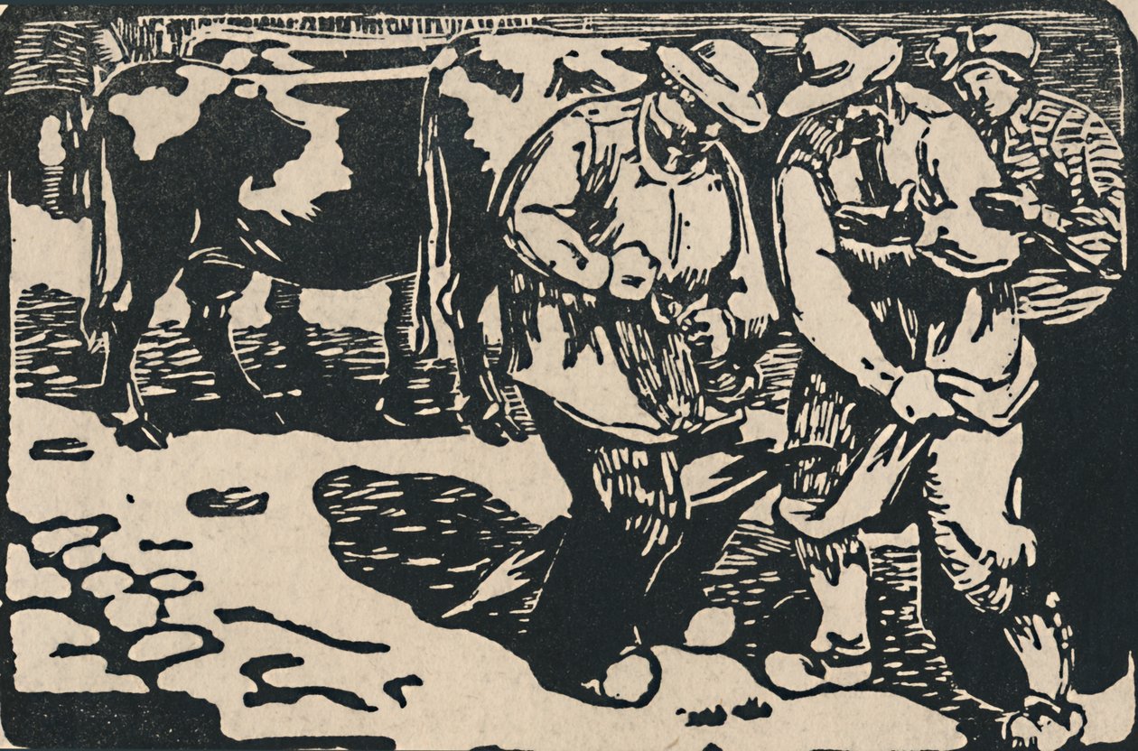 Marked i Auvergne - Fra Au Pied Des Puys, 1919 af Maurice Busset