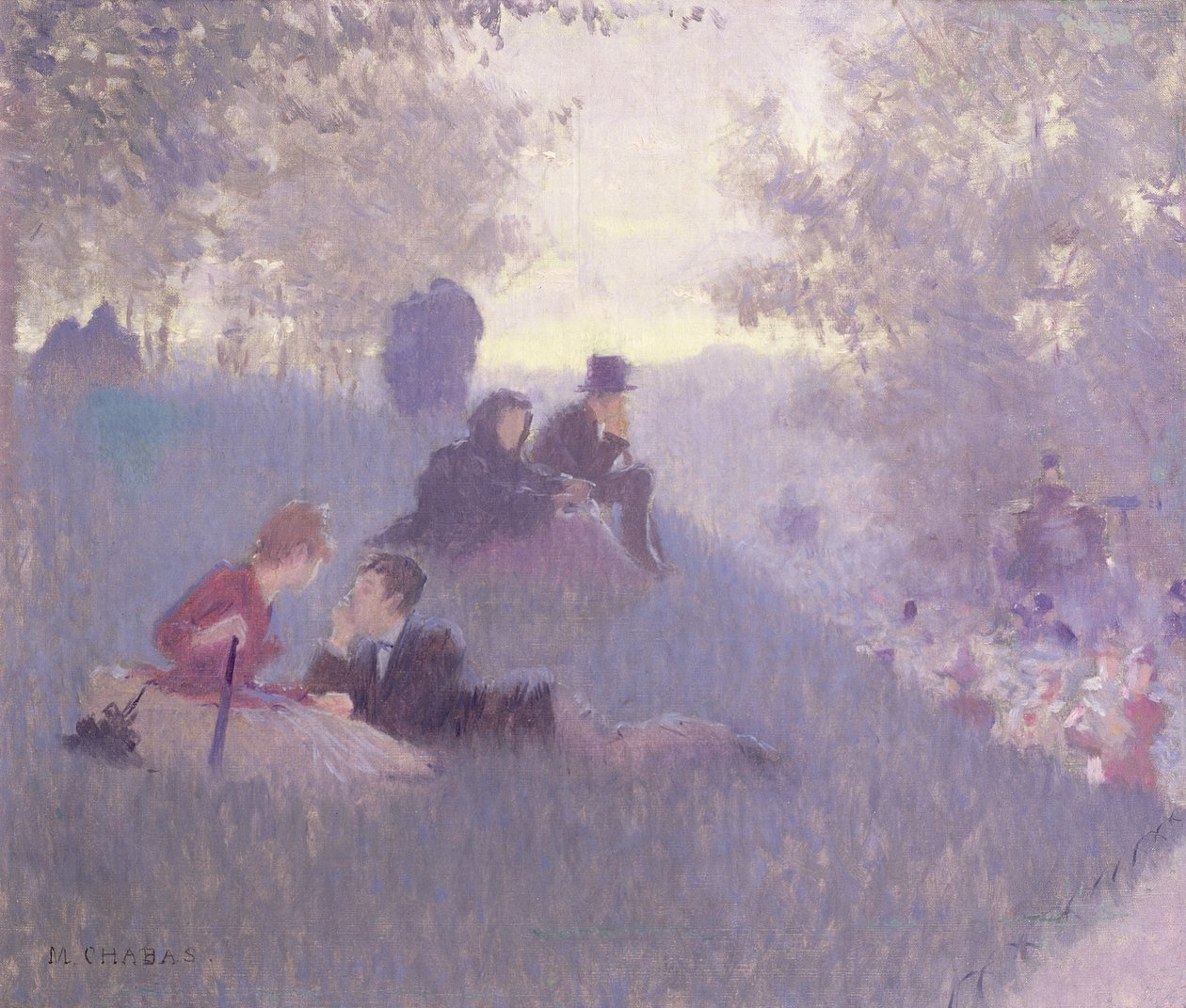 Søndag af Maurice Chabas
