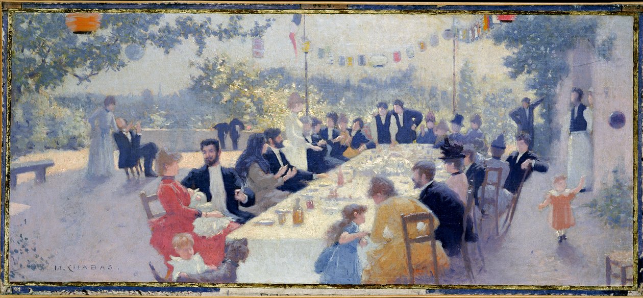 Bryllupsfesten af Maurice Chabas