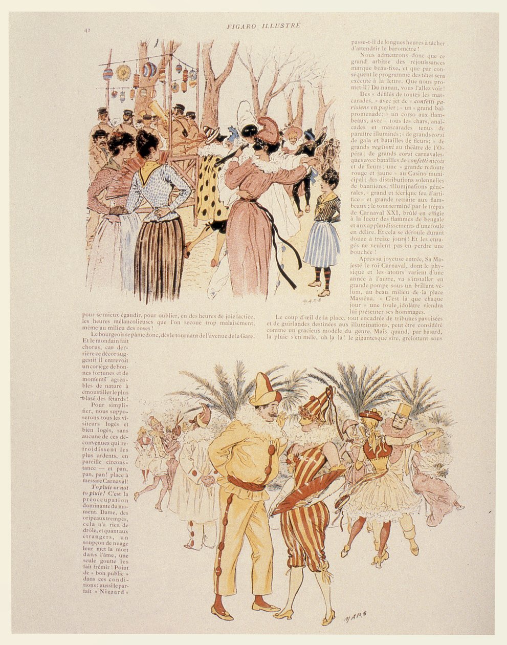 Nice Carnival, 1894 af Maurice Charles Mathieu Bonvoisin