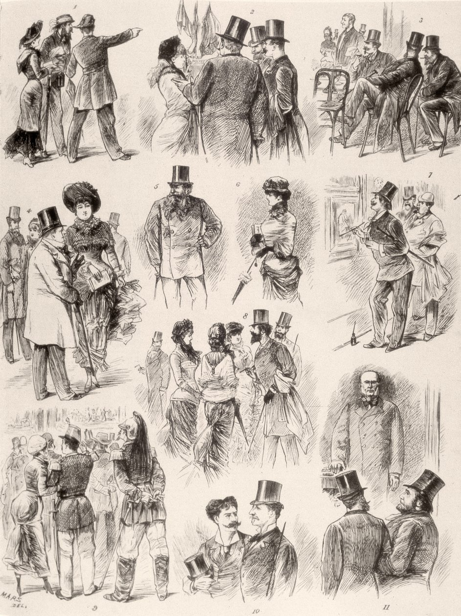 Åbning af Salon de Paris, 1880 af Maurice Charles Mathieu Bonvoisin