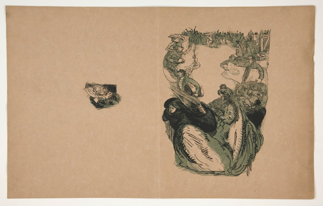 Les Camelots de la Pensée (bevis for omslag) af Maurice Delcourt