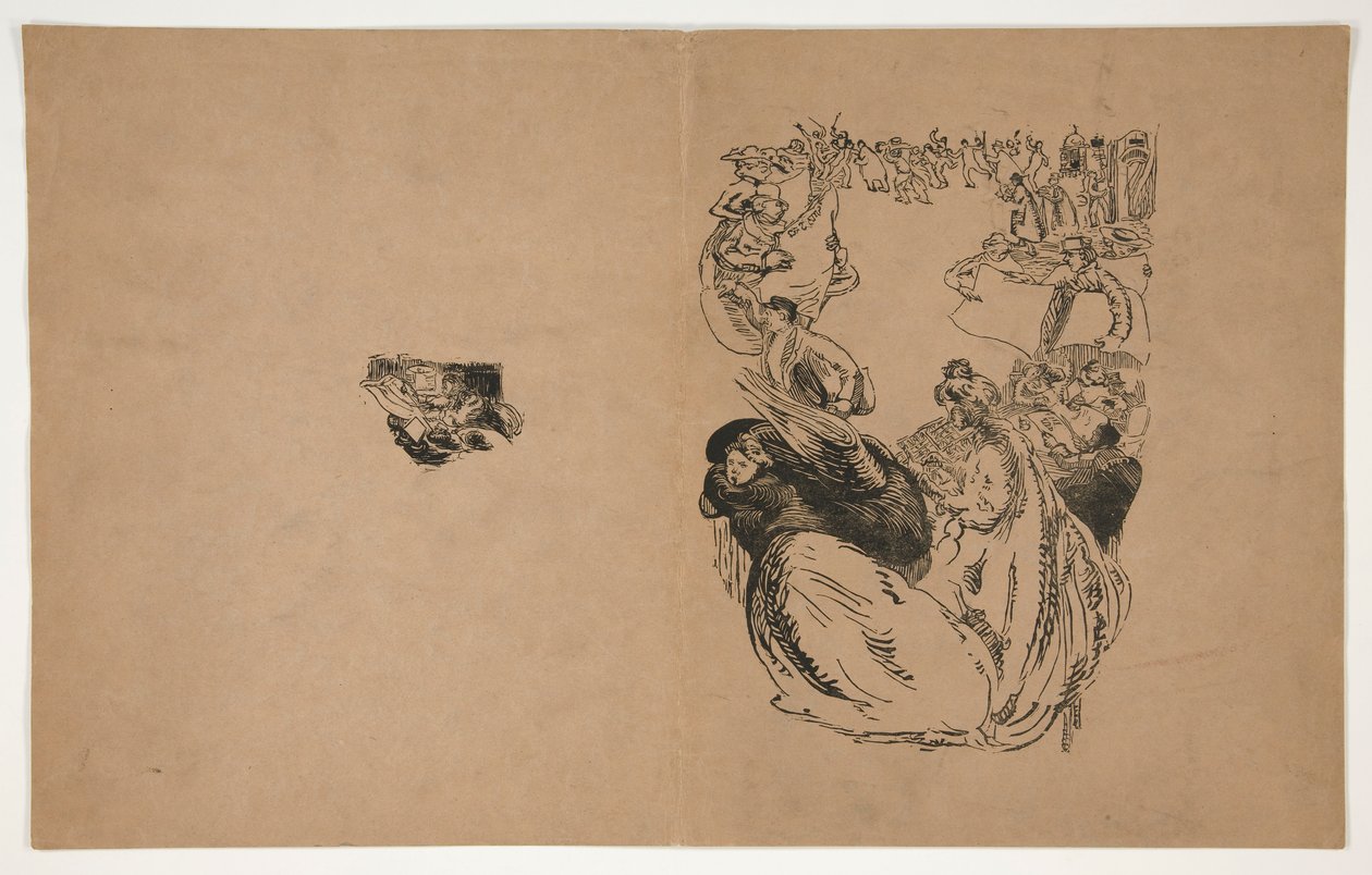 Les Camelots de la Pensée (bevis for omslag) af Maurice Delcourt