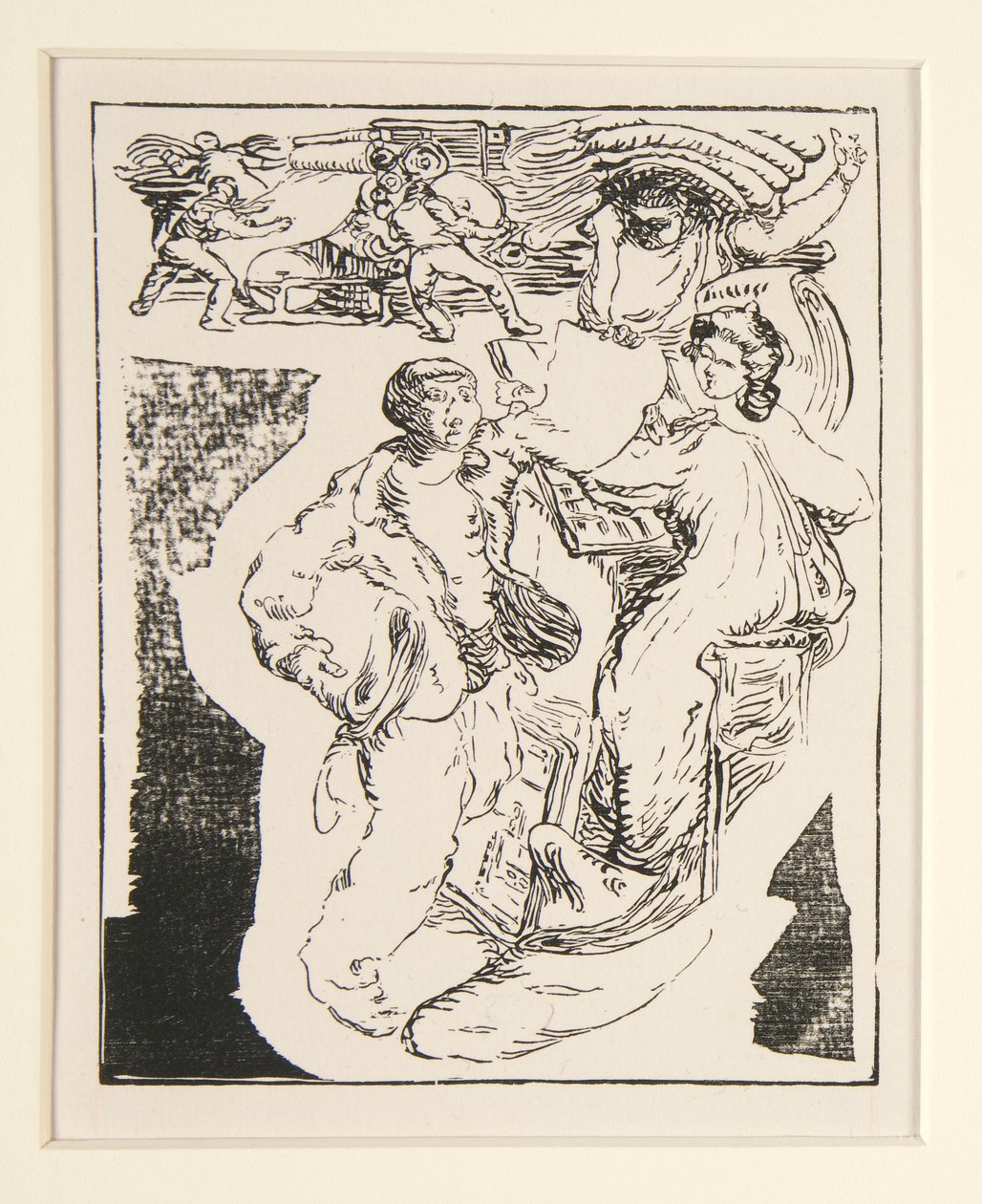 Gadesælgerne i La Pensee; Camelot og papir, s. 29 af Maurice Delcourt