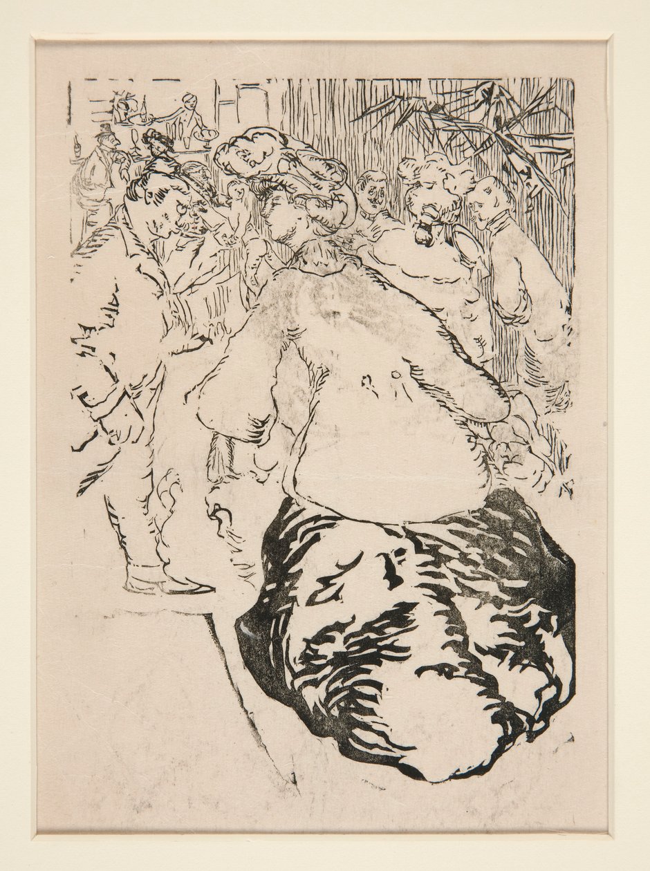 Gadesælgerne i La Pensee, Le Bar du Journal, s. 37 af Maurice Delcourt