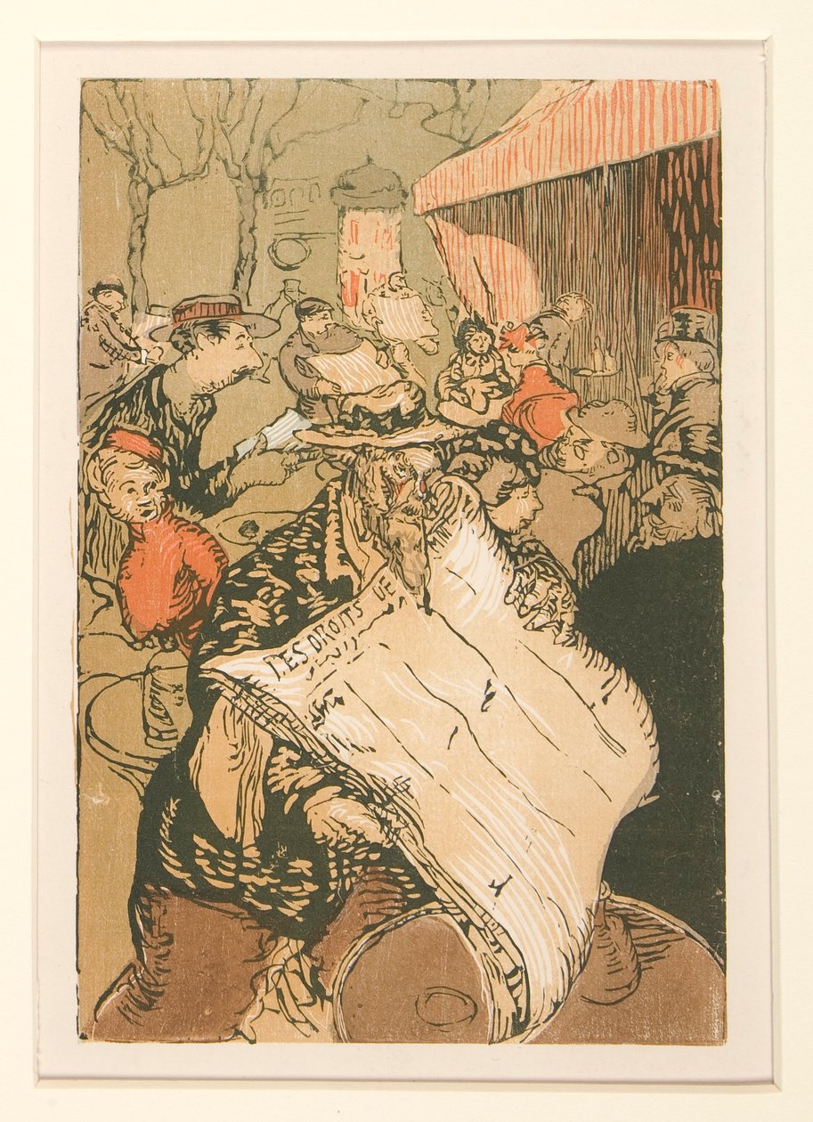 Gadesælgerne i La Pensee, Les Boulevards, s. 45 af Maurice Delcourt