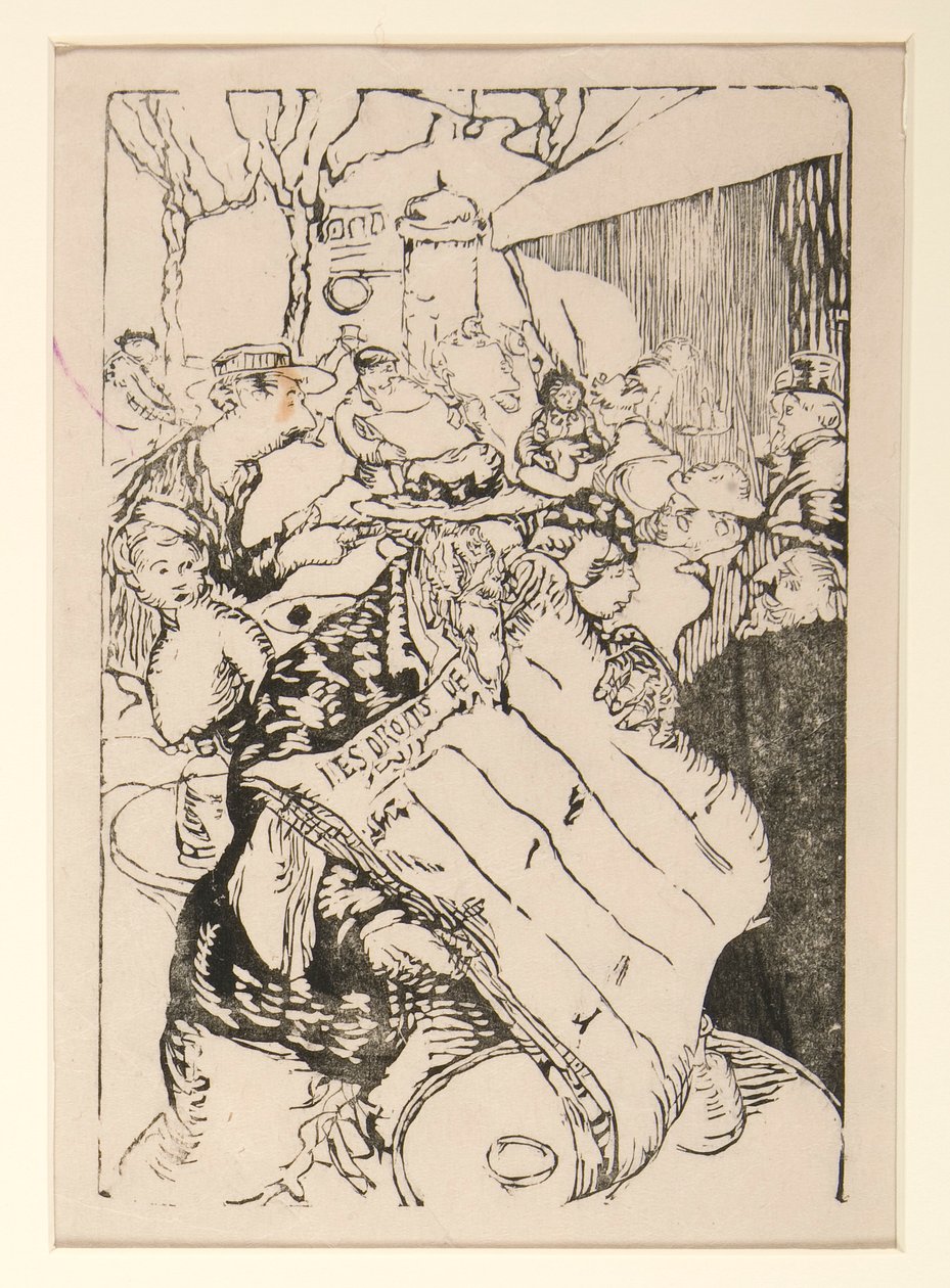 Gadesælgerne i La Pensee, Les Boulevards, s. 45 af Maurice Delcourt