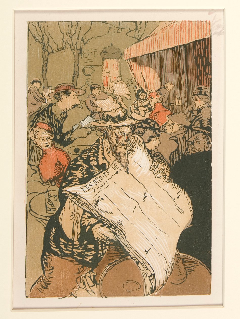 Gadesælgerne i La Pensee, Les Boulevards, s. 45 af Maurice Delcourt