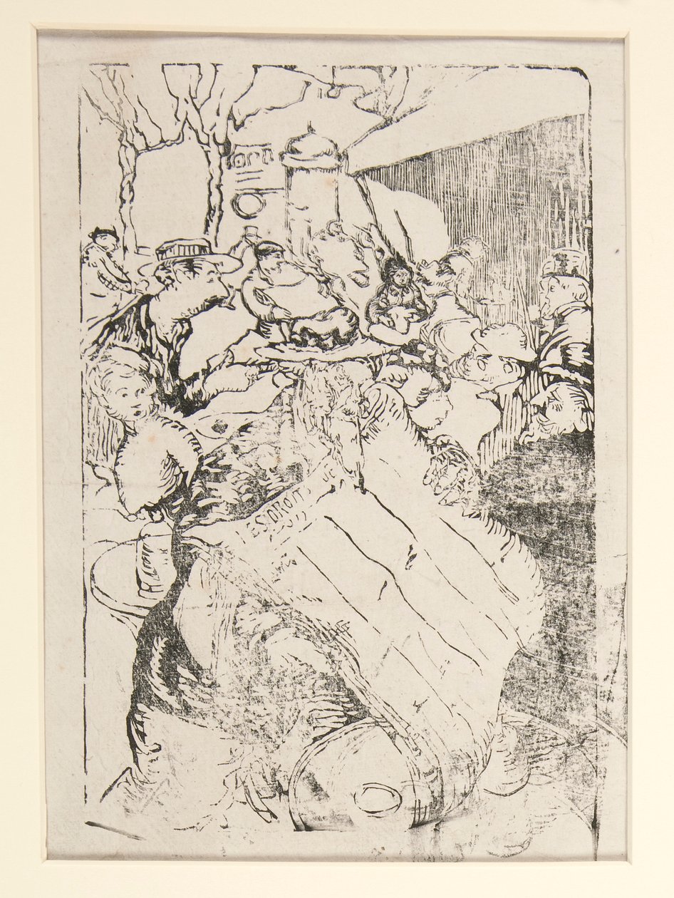 Gadesælgerne i La Pensee, Les Boulevards, s. 45 af Maurice Delcourt