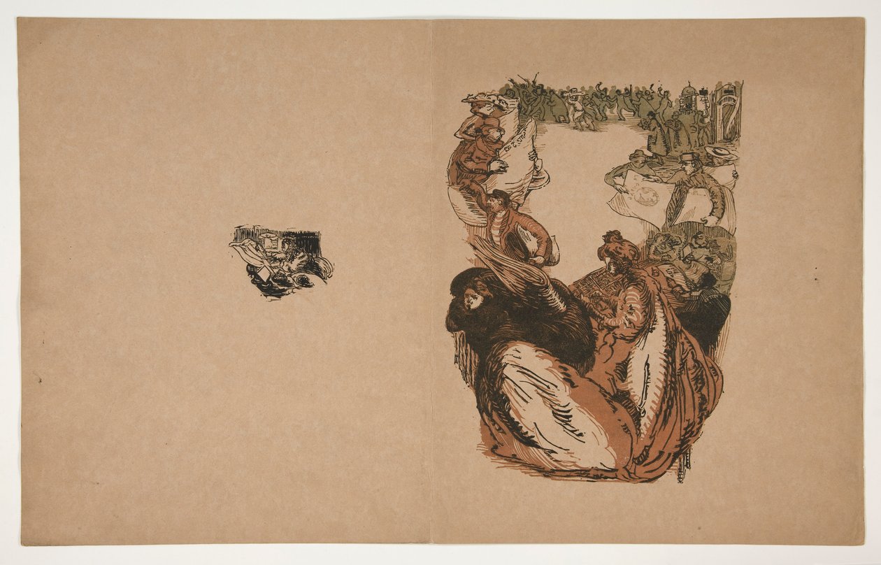 Tankens kameloter (bevis for dækning) af Maurice Delcourt