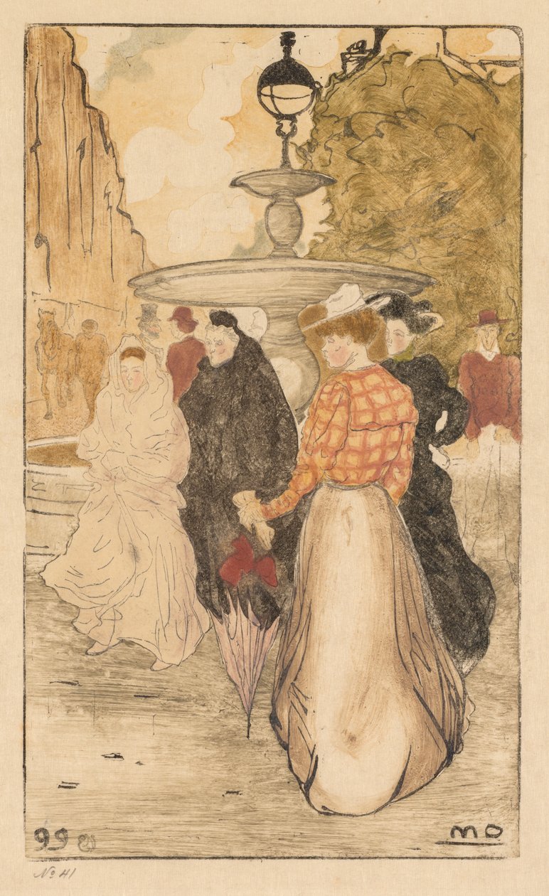 Place Saint Georges, 1899. af Maurice Delcourt