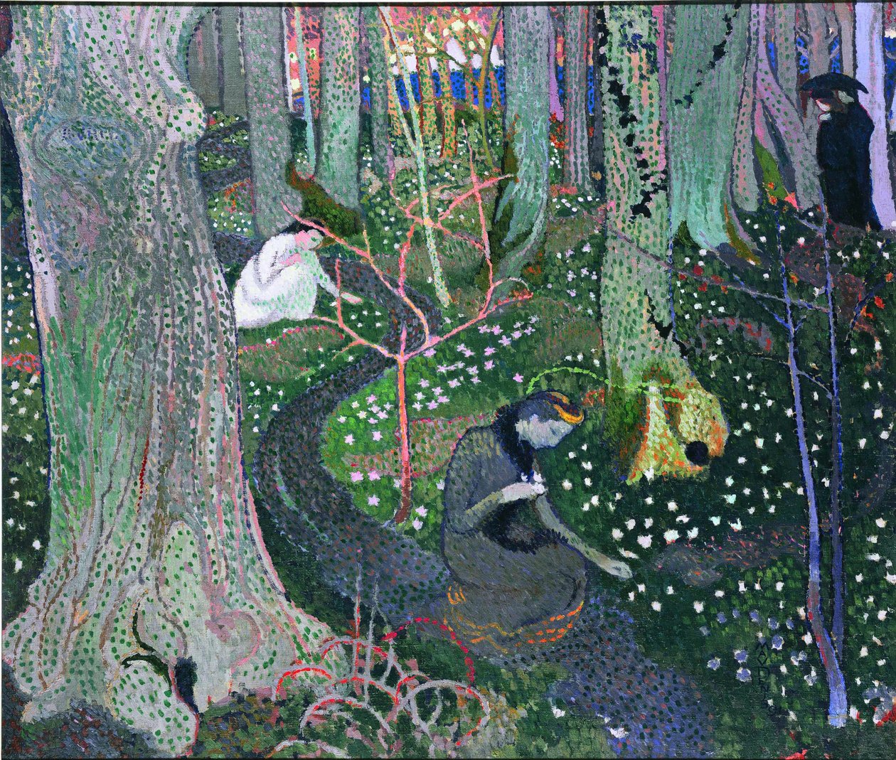 april Anemonerne, 1891. af Maurice Denis