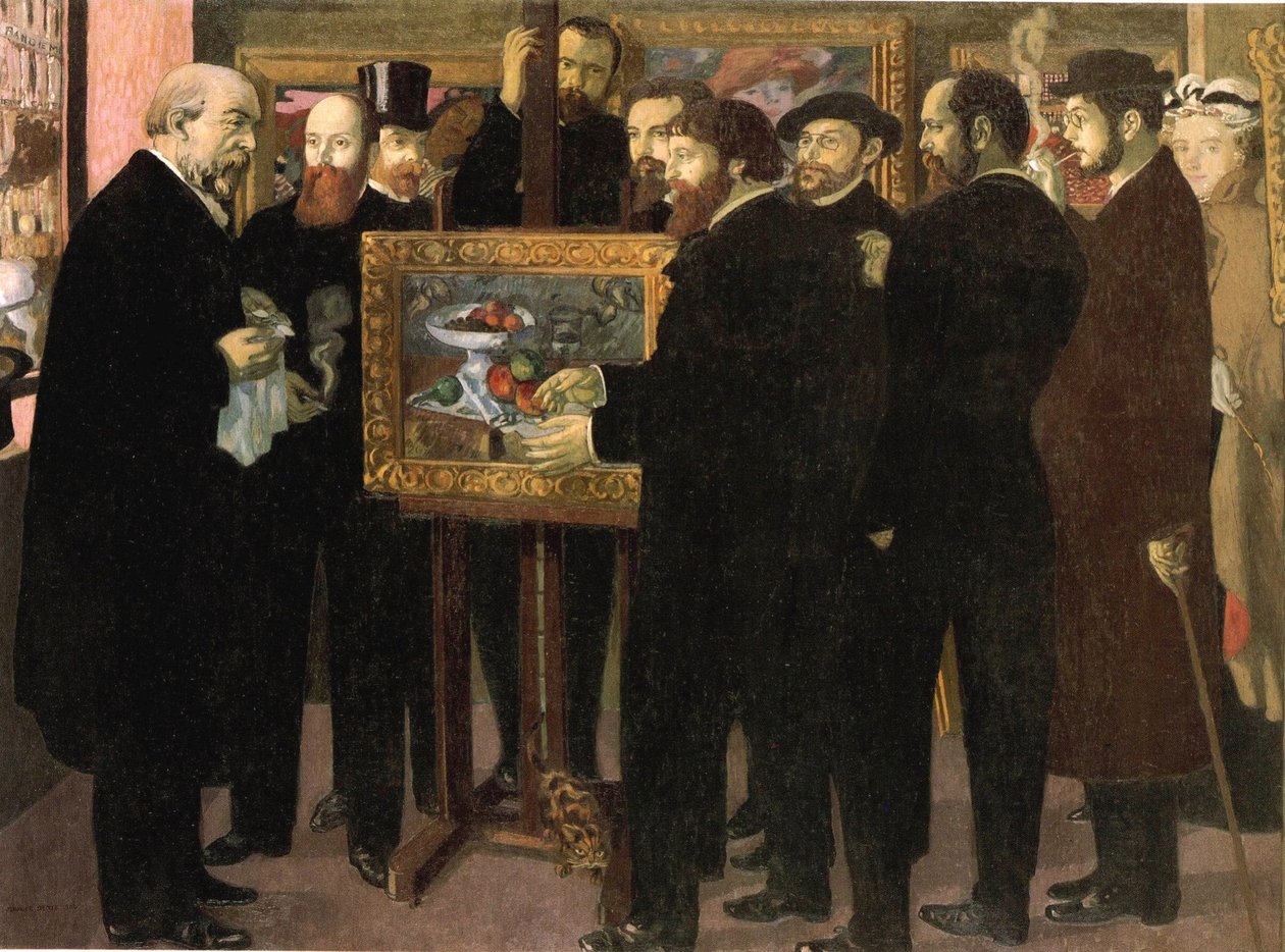 Hyldest til Cezanne, 1900 af Maurice Denis
