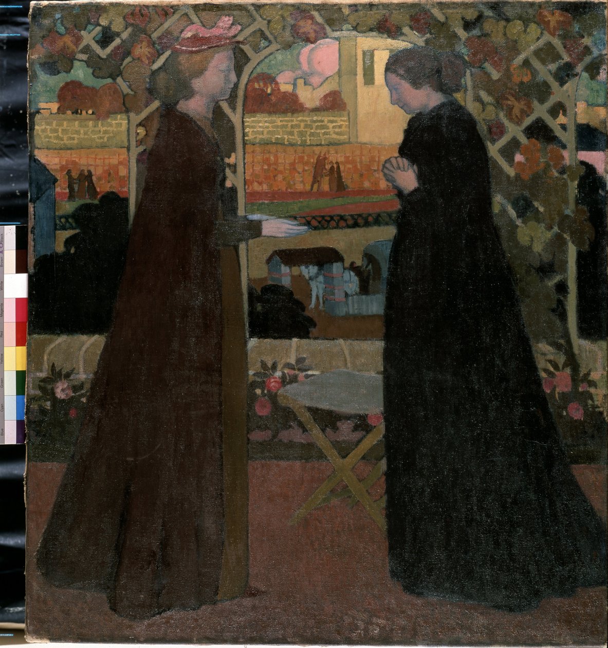 Besøget. Maleri af Maurice Denis (1870-1943) af Maurice Denis