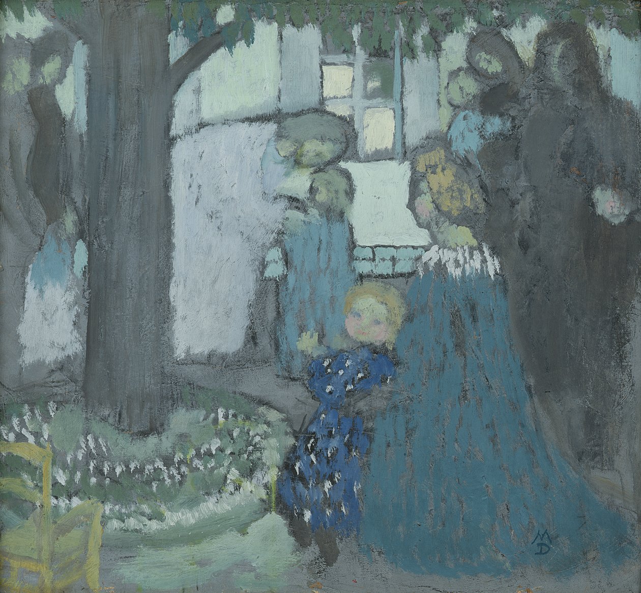 Lad den første idé komme til mig, ca. 1899 (olie på kort) af Maurice Denis