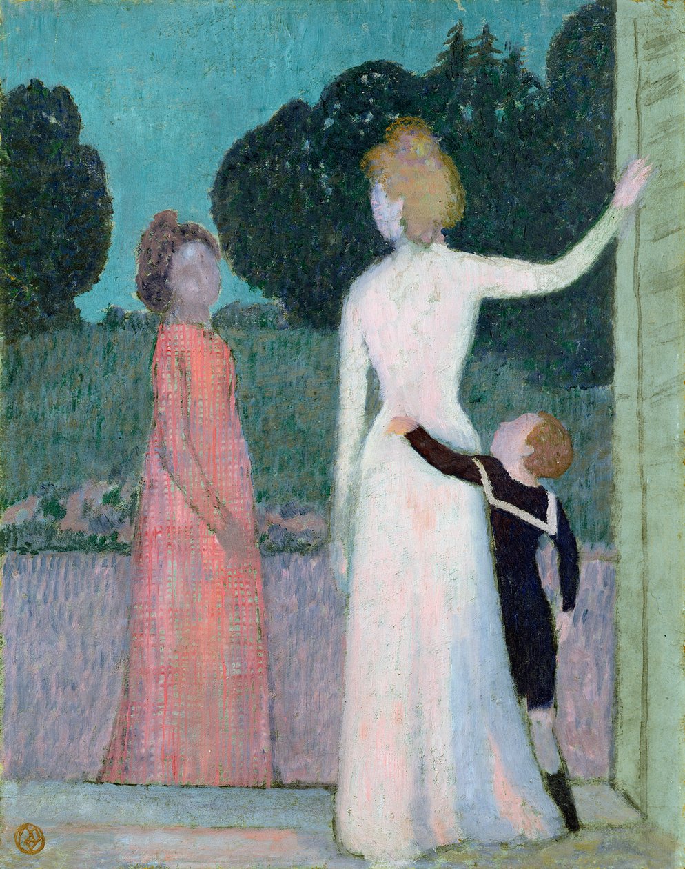 Madame Adrien Mithouard og hendes søn, Jacques, 1903 (pastel på pap) af Maurice Denis