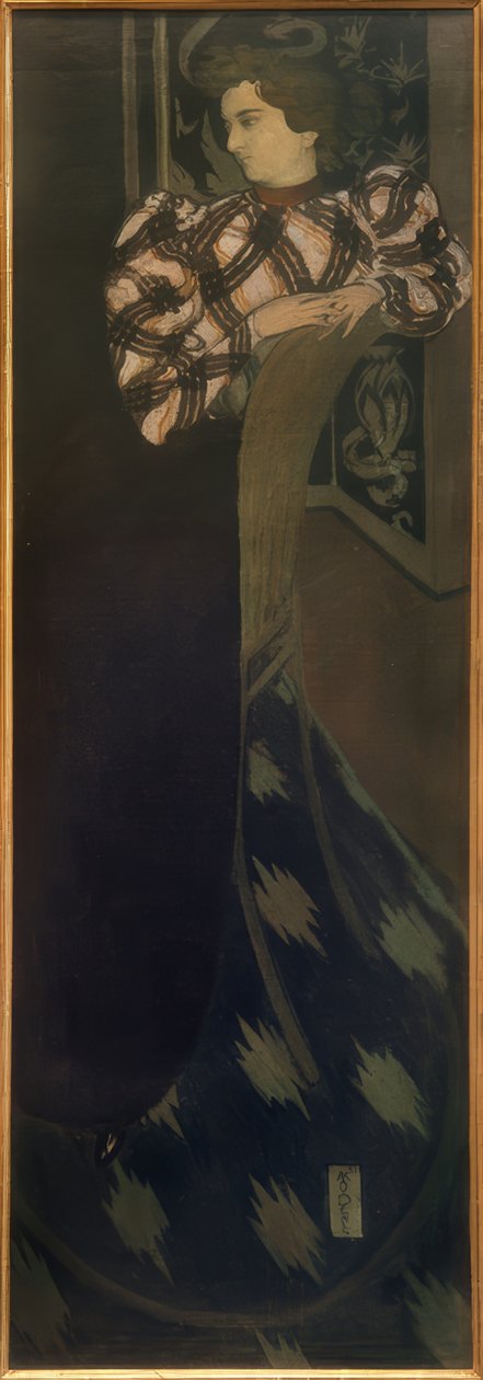 Madame Ranson i grøn af Maurice Denis