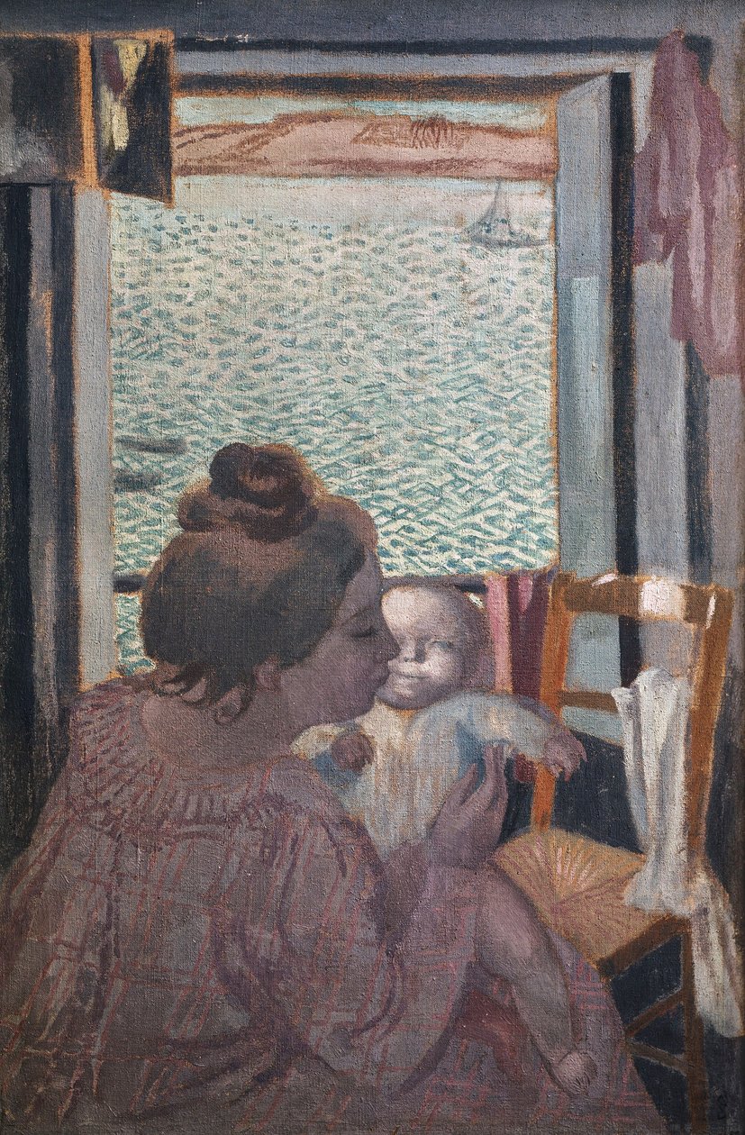 Moderskab ved vinduet af Maurice Denis