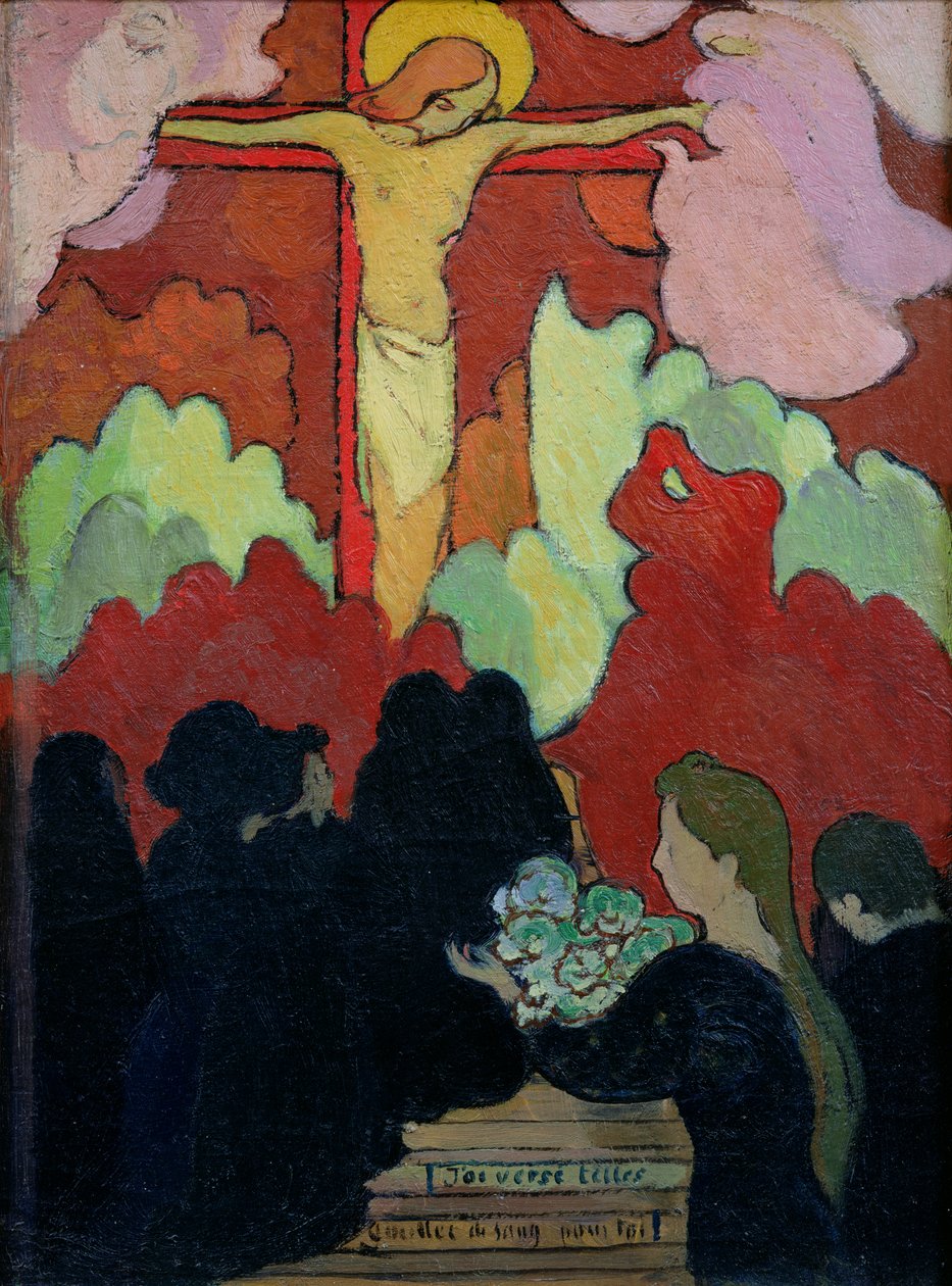 Offer på Golgata, ca. 1890 (olie på lærred) af Maurice Denis