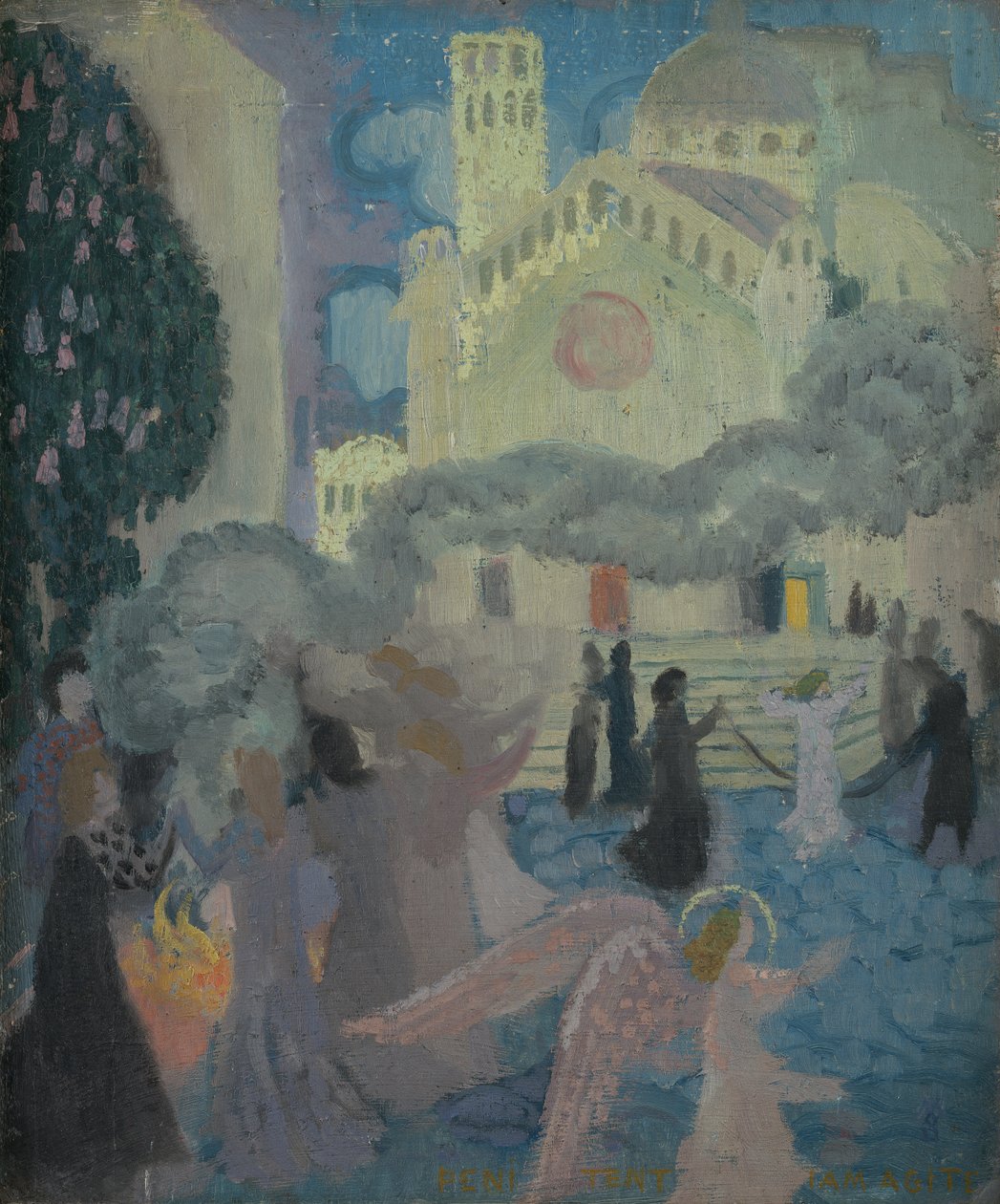 Penance, ca. 1896 (olie om bord) af Maurice Denis