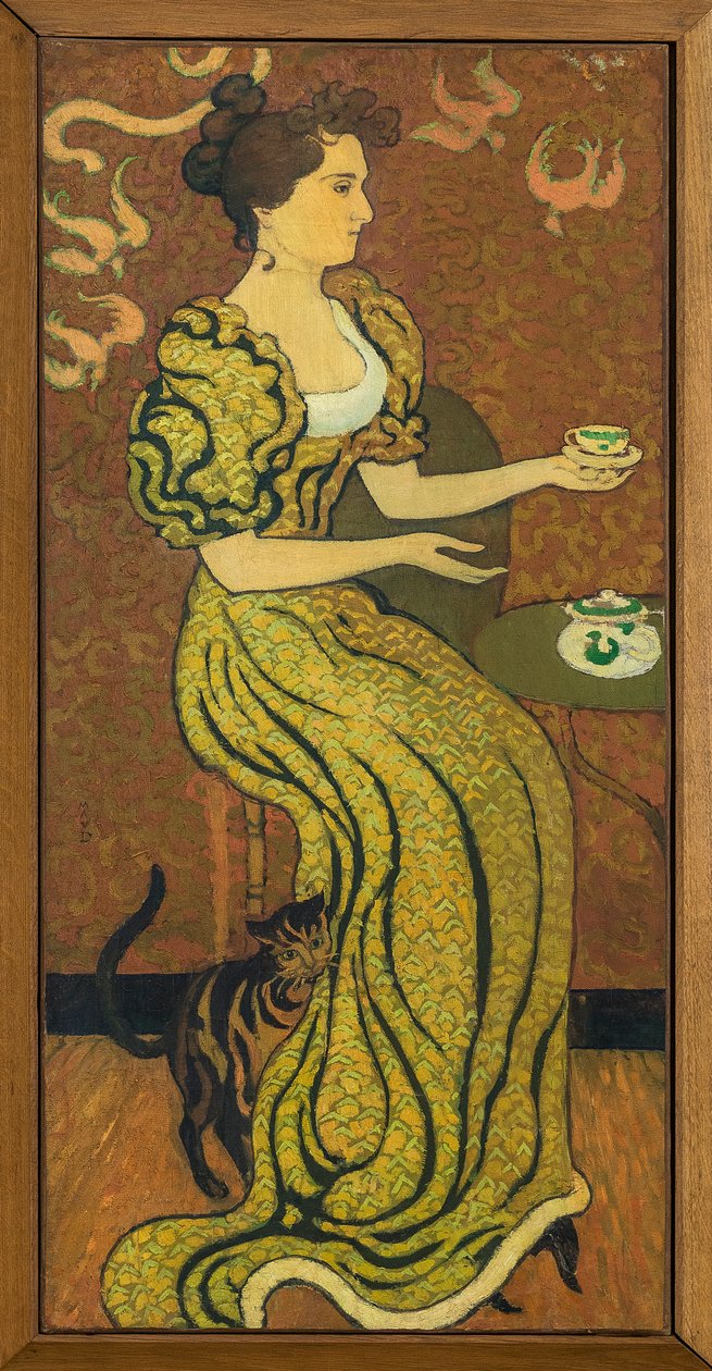 Portræt af Madame Ranson ved Katten omkring 1892 (olie på lærred) af Maurice Denis