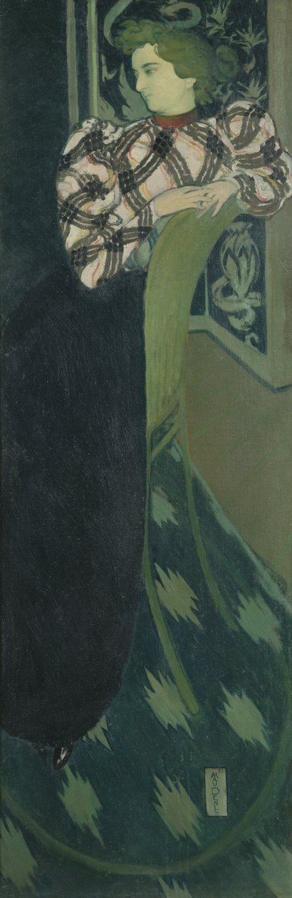 Portræt af Madame Ranson i grønt, 1893 af Maurice Denis